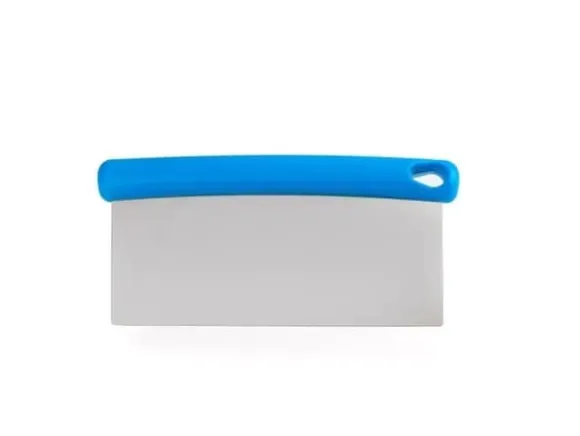 Spatula/flexible dough cutter in stainless steel, 20x11 cm
