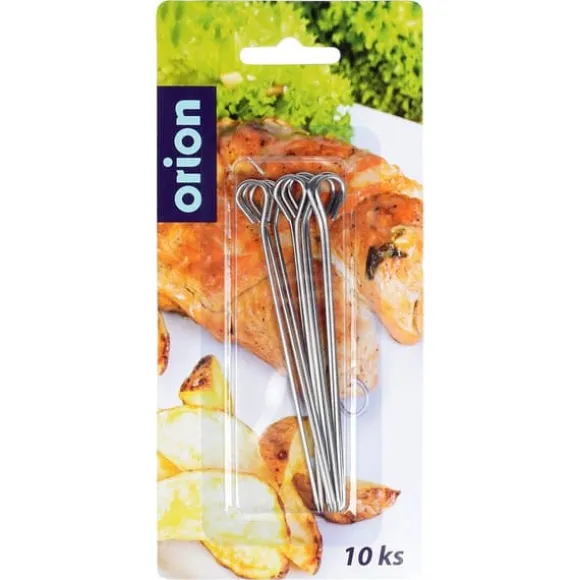 Spett för rullader, kött, stål, 10 cm, 10 st.