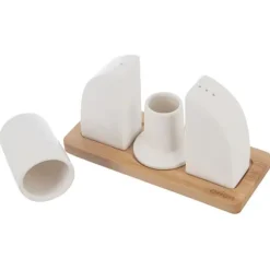 Spice Shaker Salt Peppar Shaker Set Salt Peppar Behållare Ställ
