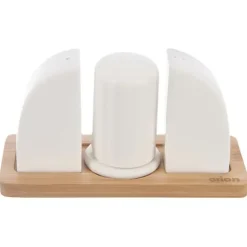 Spice Shaker Salt Peppar Shaker Set Salt Peppar Behållare Ställ