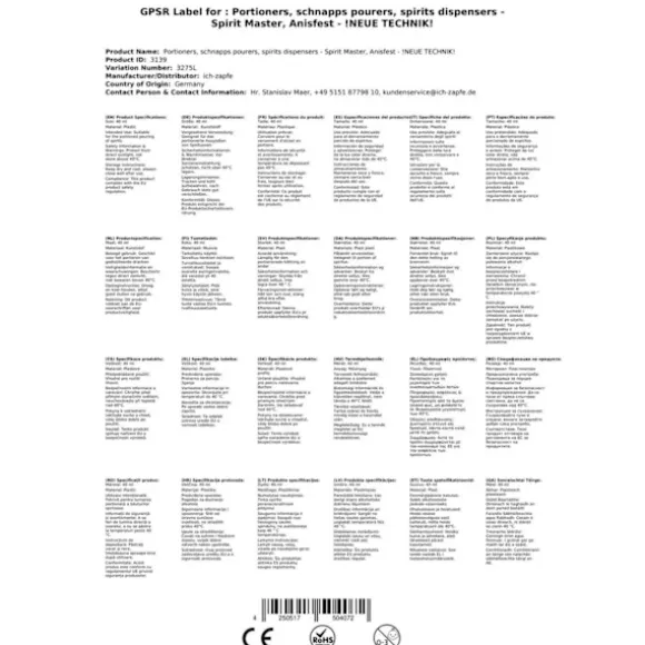 Spirit Mästare Scoop - Anisfest - NY TEKNIK!, Serveringskvantitet:40 ml