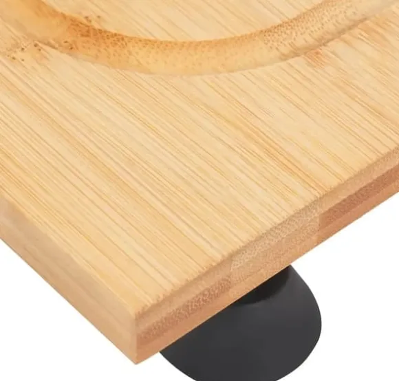 Spishäll Täckplatta - Skärbräda - Bambu - Rektangulär - 75 × 54 × 10 cm - Lila