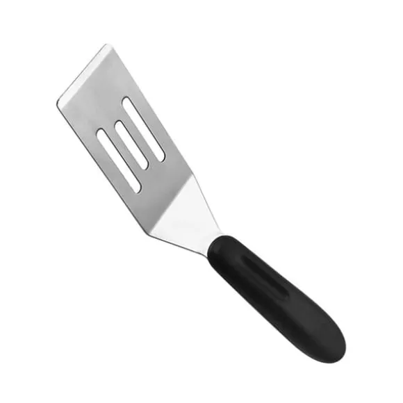 Spårad spatel i rostfritt stål Non Stick-flipping multifunktionell matlagningsspatel för japanskt kök