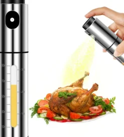 Sprayolja i rostfritt stål med våg Model 1