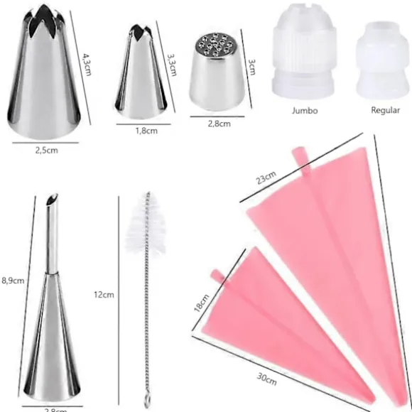 Spritsset med Munstycken i– 27 delar