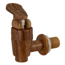 Spritudispenser, Träfat, 23x16x25,5 cm, Natur