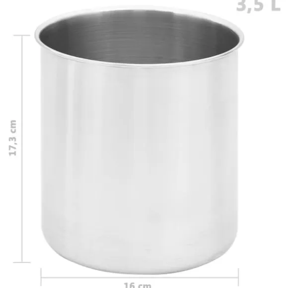 Såsbehållare - Living Dressingbehållare rostfritt stål 3,5 L