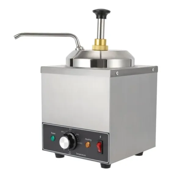 Såsdispenser, Temperaturkontroll, Rostfritt Stål Konstruktion,Silver