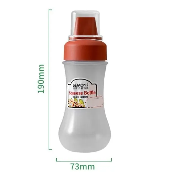 Såsflaska med 5-hålig Kork - 350 ml