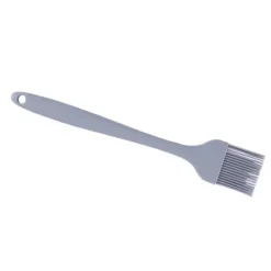 Össlingpensel Livsmedelskvalitetssilikon Avtagbar Värmebeständig Köksmatpensel För Bakning Grillning Matolja Smörsås Kalkon Ljusgrå
