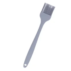 Össlingpensel Livsmedelskvalitetssilikon Avtagbar Värmebeständig Köksmatpensel För Bakning Grillning Matolja Smörsås Kalkon Ljusgrå