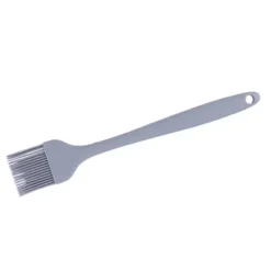 Össlingpensel Livsmedelskvalitetssilikon Avtagbar Värmebeständig Köksmatpensel För Bakning Grillning Matolja Smörsås Kalkon Ljusgrå