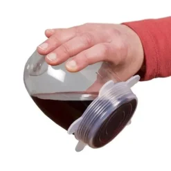 6st - Silikon Köksset Frukt Färsk Mat Saver Lock Diskmaskin Säker microwa_I763