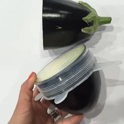 6st - Silikon Köksset Frukt Färsk Mat Saver Lock Diskmaskin Säker microwa_U481