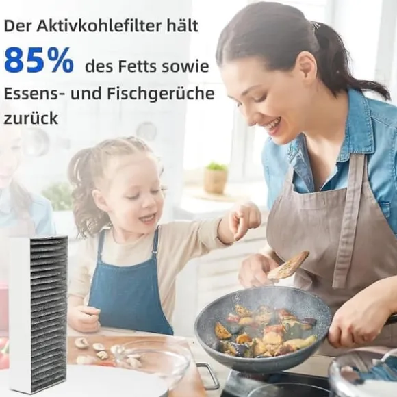 st aktivt kolfilter för fläktkåpa Siemens Hz9vrcr0 17004796 / Bosch Hez9vrcr0 17004805 / Neff Z821vr0 17004806, Gaggenau CA282111-Xin