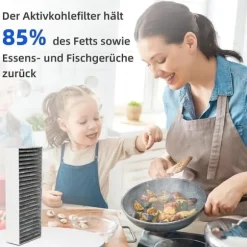 st aktivt kolfilter för fläktkåpa Siemens Hz9vrcr0 17004796 / Bosch Hez9vrcr0 17004805 / Neff Z821vr0 17004806, Gaggenau CA282111-Xin