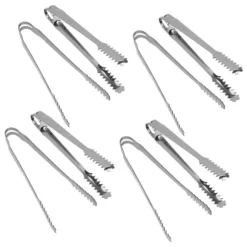 10ST Istång Mattång Rostfritt stål Lätt att rengöra Starkt grepp mångsidigt för festkök Grill BBQ Bar 13cm / 5.1in