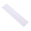 4st Lådavdelare Organizer Plast Lådförvaringsvägg Hem Justerbar klaff Vit Förlängd 47x7CM