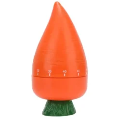 Söt morotsformad kökstimer för matlagning, läsning, studier, träning