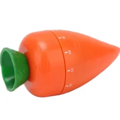 Söt morotsformad kökstimer för matlagning, läsning, studier, träning