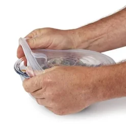 6st Silikon Fresh Bowl Cover Vit