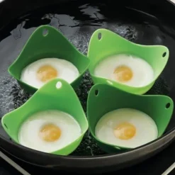4st Silikon Poacher Cook Poching Pod Köksmatlagningskopp