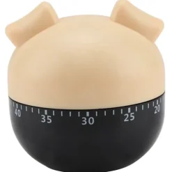 Söt Tecknad Gris Kökstimer Mekaniska Timers Räknare för Matlagning Timing Verktyg