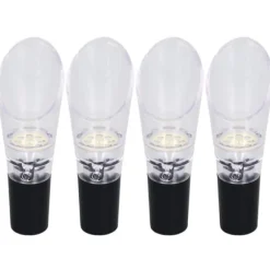 4st vinluftare hällare PC Miljövänlig karaffpipstång Tillbehör för hushållsfestGold