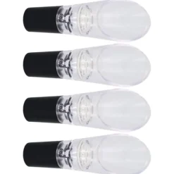 4st vinluftare hällare PC Miljövänlig karaffpipstång Tillbehör för hushållsfestSilver