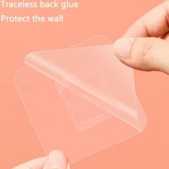 Söta tecknade djursvansväggskrokar Multifunktionella klibbkrokar för att hänga tandborste Dusch Hemväggsarrangör