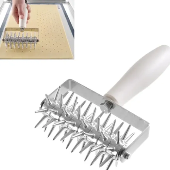 Stansvals, degstickningsrulle Profi Line STÅL 140x210mm - HENDI 515143