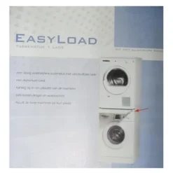 STAPPNINGSSET FÖR TVÄTTMASKIN - UNIVERSAL EASYLOAD GLIDBACKTORK - BVMPIECES