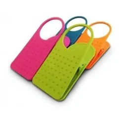 Stöd för glas - Design - Gigantisk klämma - Blå - Plast - Multifunktionell