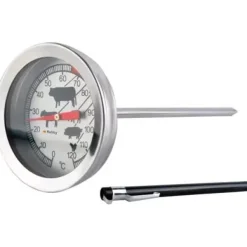 Stektermometer | Analog Köttermometer Rostfritt Stål