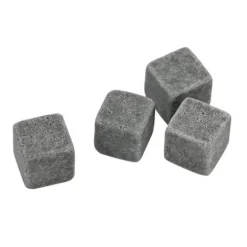 Steniskuber - ChangM - 9st - Naturlig täljsten - Återanvändbar - Förvaringspåse