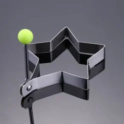 Stjärnstekt äggform i rostfritt stål - pannkaksformare (1 stycke)