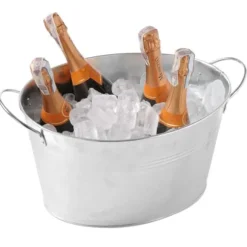 Stål champagne isbehållare skål 400x330mm