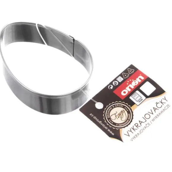 Stålkakform ägg 5,5 cm