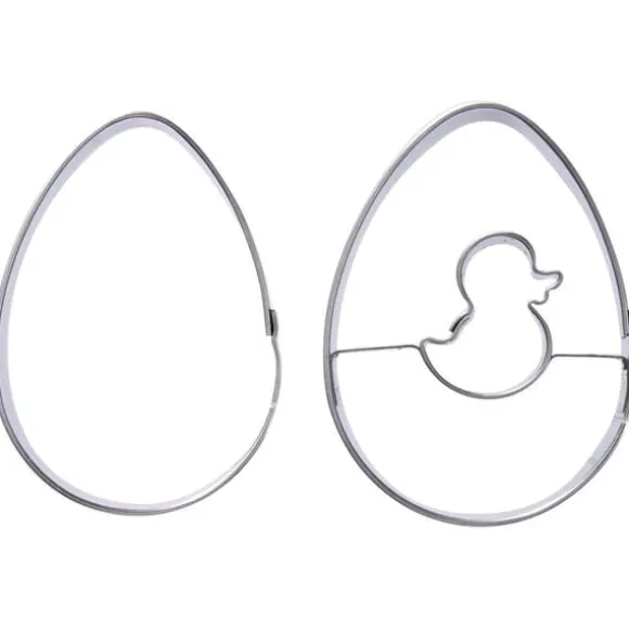 Stålkakform ägg 5,5 cm 2 st.
