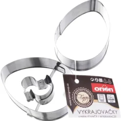 Stålkakform ägg 5,5 cm 2 st.