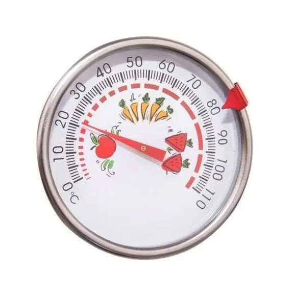 Stålkonserveringstermometer med 28 cm sond