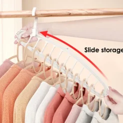 Ställ- och roterbar klädhängare