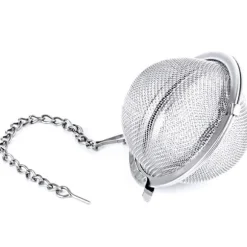 Stålsil för att brygga te Örter för att brygga en kopp eller kanna