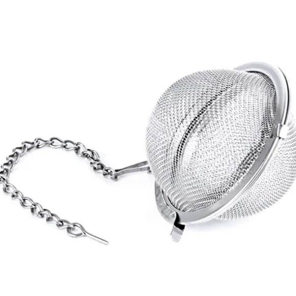 Stålsil för att brygga te Örter för att brygga en kopp eller kanna