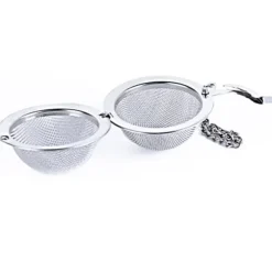 Stålsil för att brygga te Örter för att brygga en kopp eller kanna