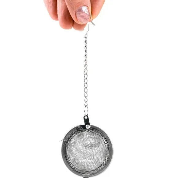 Stålsil för att brygga te Örter för att brygga en kopp eller kanna