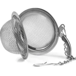 Stålsil för att brygga te Örter för att brygga en kopp eller kanna