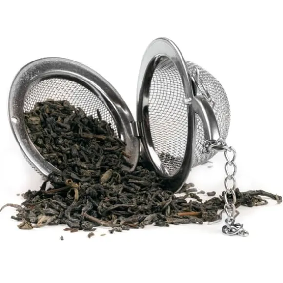 Stålsil för att brygga te Örter för att brygga en kopp eller kanna