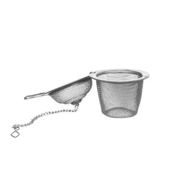 Stålsil för att brygga te Örter för att brygga en kopp eller kanna
