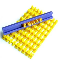 Stämpel till bakning - Bokstäver / Alfabetet